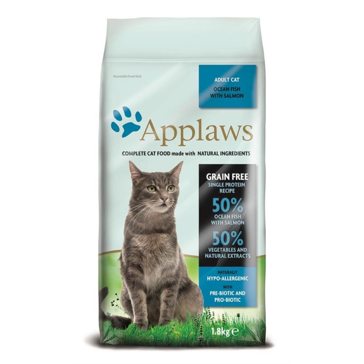 Applaws kat 350g Havfisk & Laks Varenummer 350 gram. Bedst før juni 26