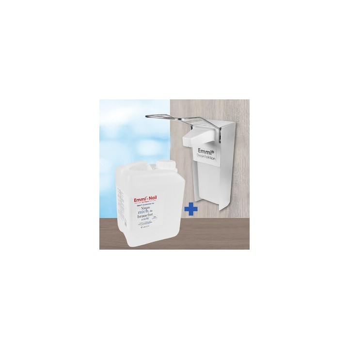 2 liter DUFTFRI Desinfektionsmiddel. Inkl Dispenser.