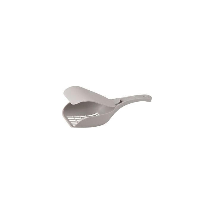 LITTER SCOOP LIDO GREY WITH LID 10x26x5CM