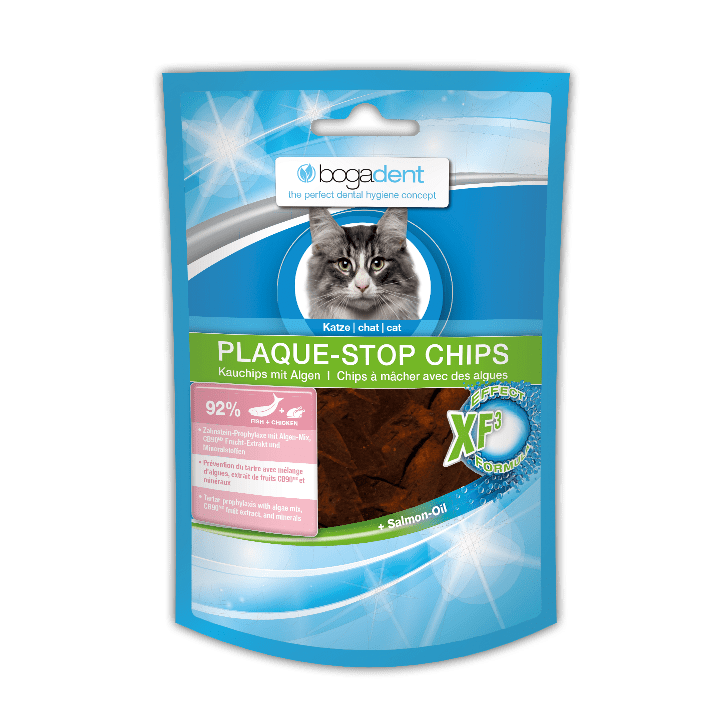Bogadent Plaque-STOP Chips fisk kat 50g
