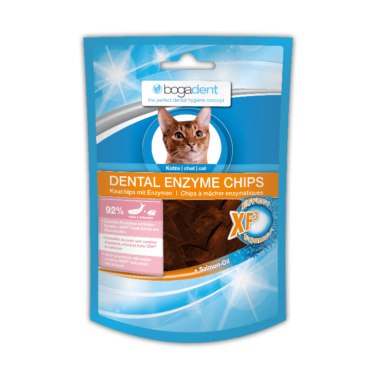 Bogadent Dental Enzym Chips fisk kat 50g (Mængde rabat )