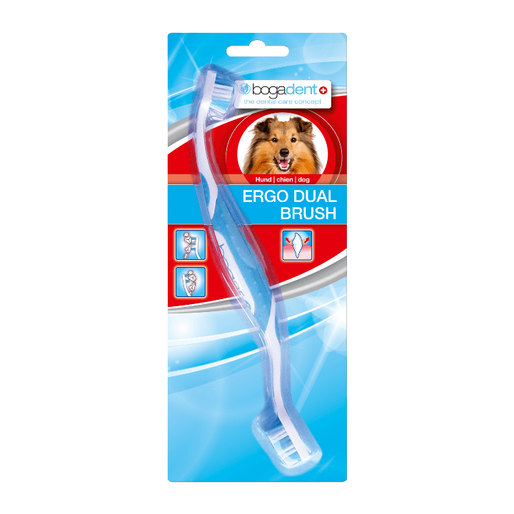 Bogadent Ergo Dual brush hund 1stk