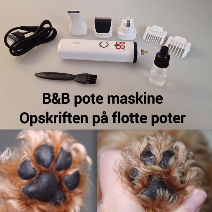 B&B Poteklippemaskine 2i1.