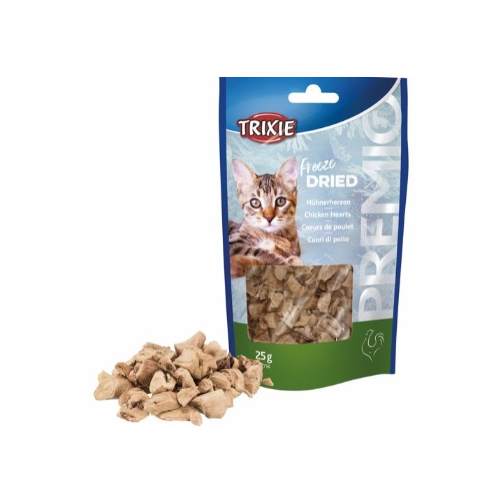 PREMIO Freeze Dried Chicken Hearts køb flere og spar mere.