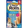 Churu Cat Rolls Kylling/tun Wrap Med Kammusling med  4 stk