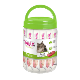 Truly Cat Creamy Lickable Tuna & Bonito 420g (30 tuber i en spand)