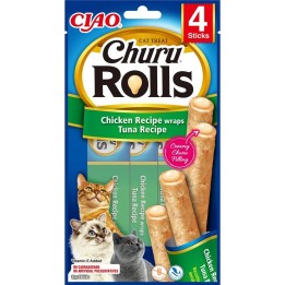 Ciao Churu Rolls Chicken wraps with tuna
