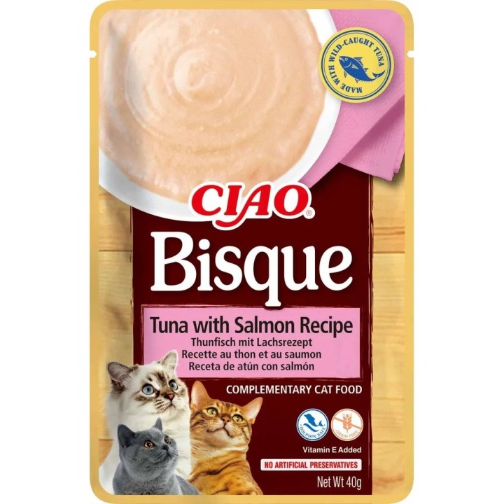 Bisque med tun og laks 40g (ved køb af 5 stk spar mere)