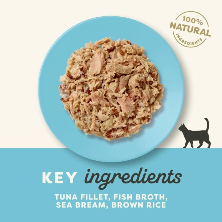 Applaws Tuna with Sea Bream in broth 70g (Tun med Havbras) (Udsolgt)