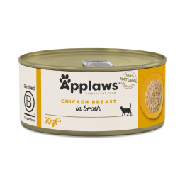 Applaws Chicken Breast in broth 70g (Kyllingebryst)