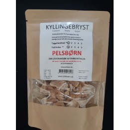 Kyllingebrystfilet frysetørret til katte 50 gram