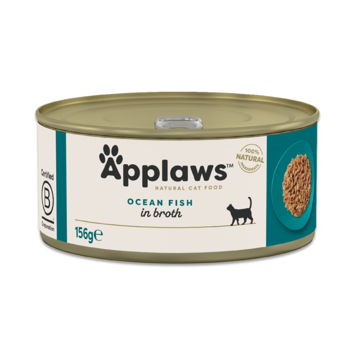 Applaws  Ocean Fish in broth 156g (Makrel & Tun)