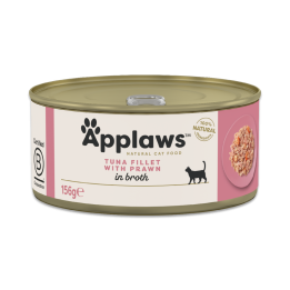 Applaws Tuna Fillet with Prawn in broth 156g (Tun med Rejer)