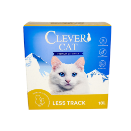 Clever Cat Less track 10L 1 palle 75 stk. Gratis levering