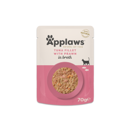 Applaws Cat Pouch - Tuna with Prawn in Broth 70g