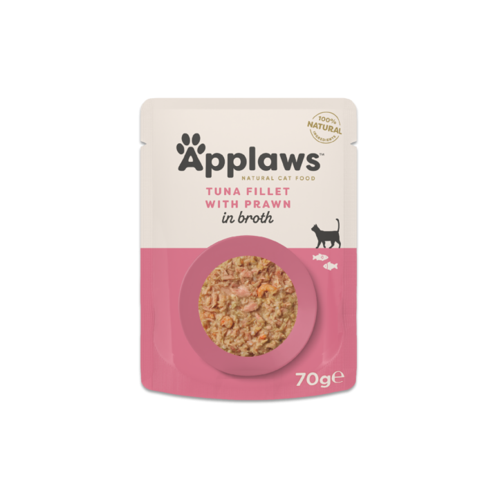 Applaws Cat Pouch - Tuna with Prawn in Broth 70g