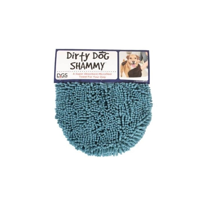 Meta titel: Dirty Dog Shammy Håndklæde 35x80 cm – Pacific Blue