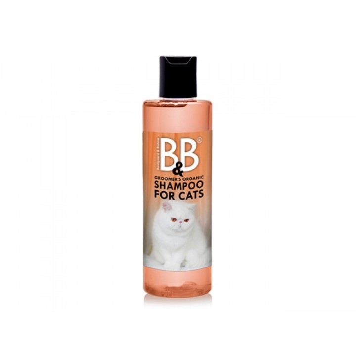 B&B katteshampoo med mandel og morgenfrue, 250ml